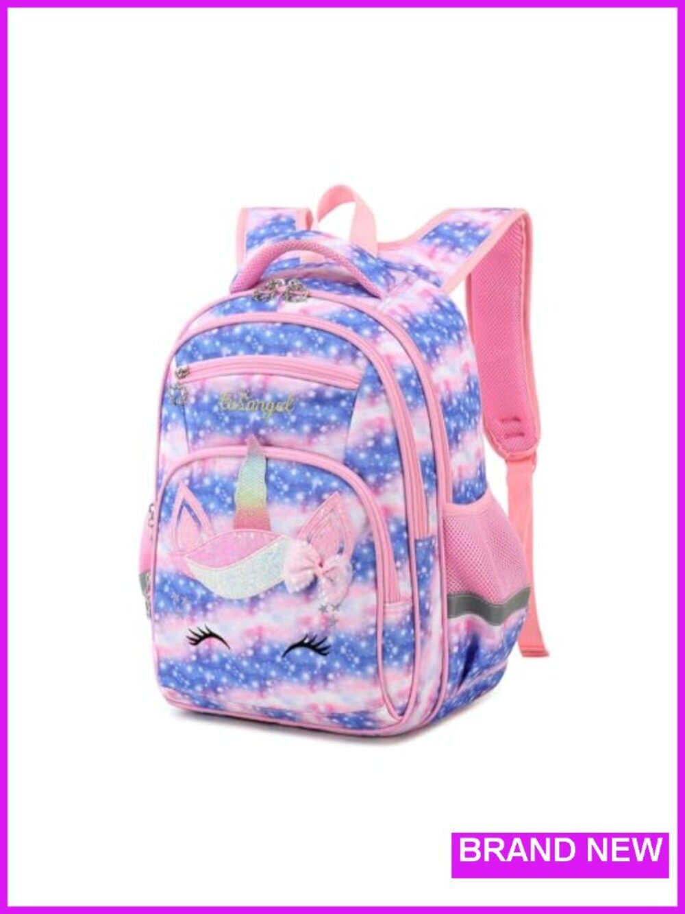 Kids Lightweight Waterproof Backpack with Chest Buckle, Laptop Compartment